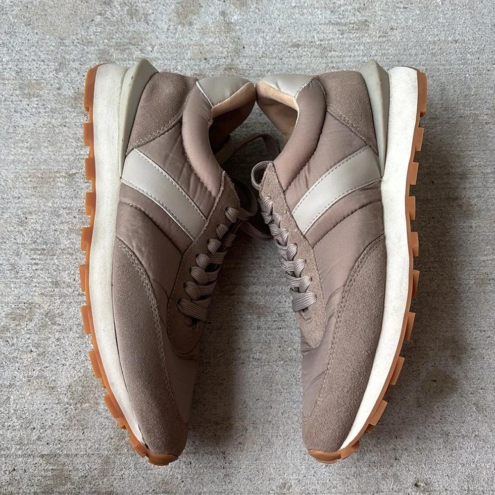 J Slides suede accents